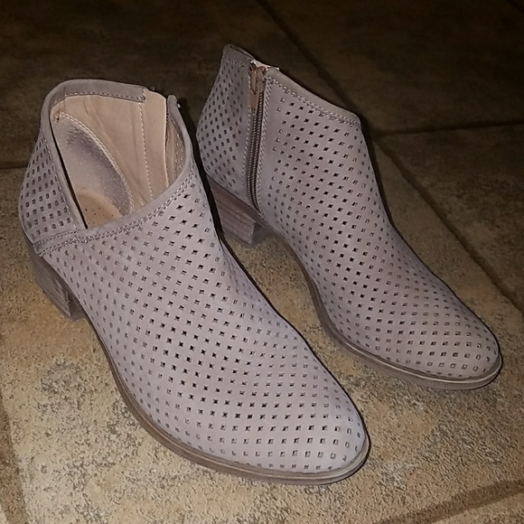 lucky brand cutout booties